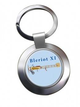 Bleriot XI Chrome Key Ring