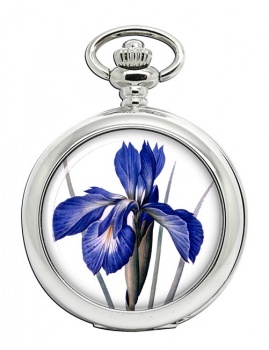 Blue Iris Pocket Watch