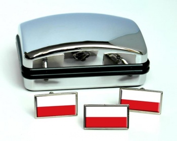 Bohemia (Czech) Flag Cufflink and Tie Pin Set