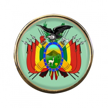 Bolivia Round Pin Badge