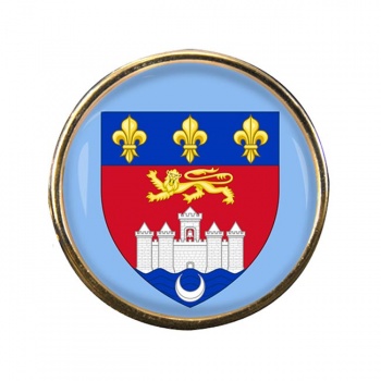 Bordeaux (France) Round Pin Badge