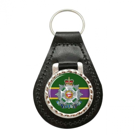 Border Regiment, British Army Leather Key Fob