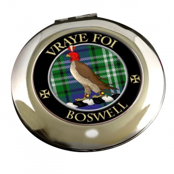 Boswell Scottish Clan Chrome Mirror