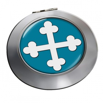 Bottony Cross Botonnee Chrome Mirror