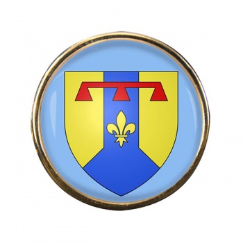Bouches-du-Rhone (France) Round Pin Badge