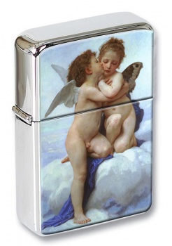 l'amour et psyche enfants by Bouguereau Flip Top Lighter