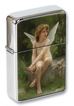 Love on the Lookout by Bouguereau Flip Top Lighter