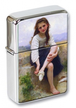 Before the Bath by Bouguereau Flip Top Lighter