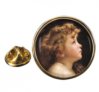 Young John the Baptist by Bouguereau Pin Badge