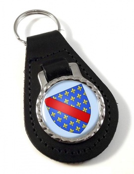 Bourbonnais (France) Leather Key Fob