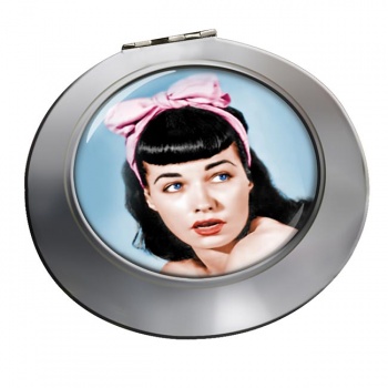 Bettie Page Chrome Mirror