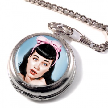 Bettie Page Pocket Watch