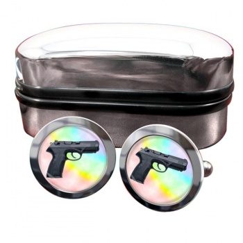 Beretta Px4 Storm Round Cufflinks