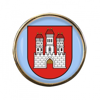 Bratislava Round Pin Badge