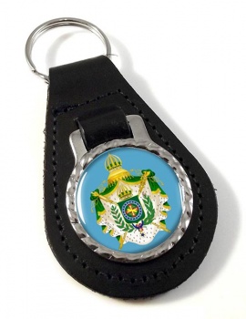 Imperio do Brasil Leather Key Fob