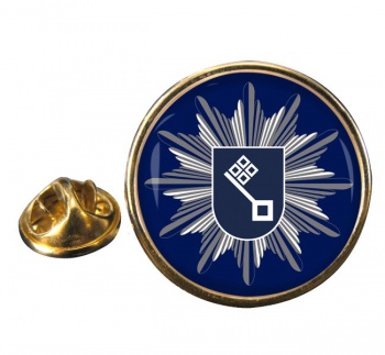 Polizei Bremen Round Pin Badge