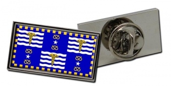 Brisbane Australia Flag Pin Badge