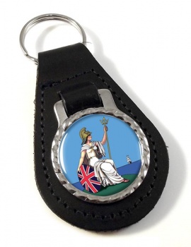 Britannia Leather Key Fob