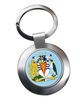 British Antarctic Territory Metal Key Ring