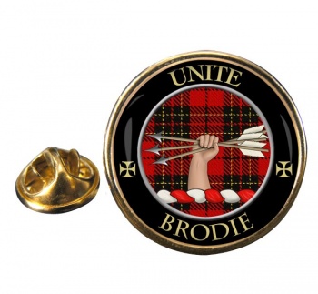 Brodie Scottish Clan Round Pin Badge