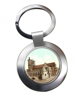 Brunswick Cathedral Germany Chrome Key Ring