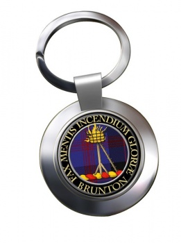 Brunton Scottish Clan Chrome Key Ring