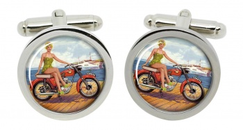 BSA Bantam Round Cufflinks