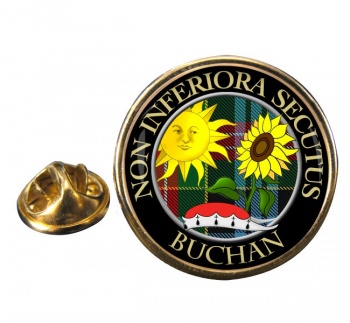 Buchan Scottish Clan Round Pin Badge
