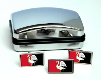 Buckinghamshire (England) Flag Cufflink and Tie Pin Set