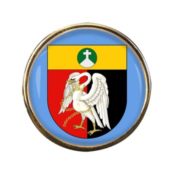 Buckinghamshire (England) Round Pin Badge