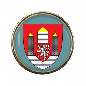 Ceske Budejovice Round Pin Badge