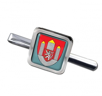 Ceske Budejovice Square Tie Clip