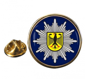 Bundespolizei Round Pin Badge