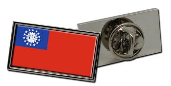 Burma Myanmar pre-2010 Flag Pin Badge