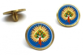 Presbyterian Burning Bush Golf Ball Markers