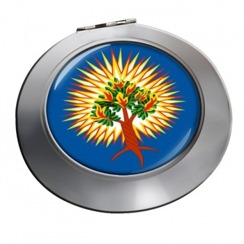 Presbyterian Burning Bush Chrome Mirror