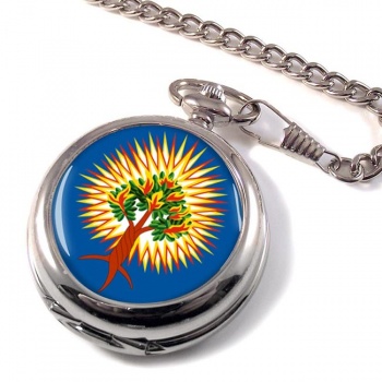 Presbyterian Burning Bush Pocket Watch