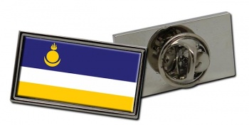 Buryatia Flag Pin Badge