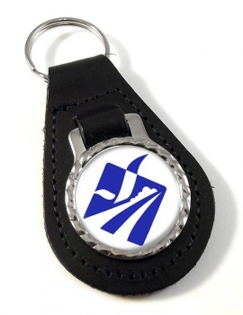 Busan (South Korea) Leather Key Fob