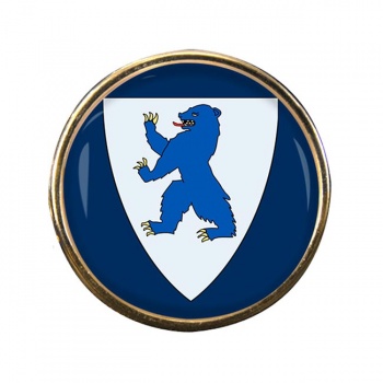 Buskerud (Norway) Round Pin Badge