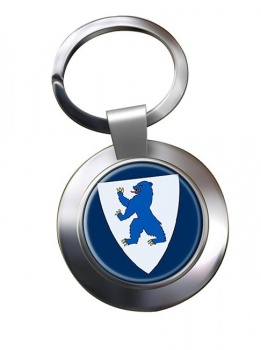 Buskerud (Norway) Metal Key Ring