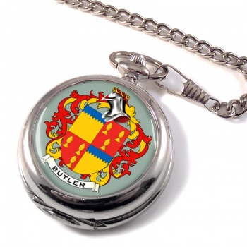 Butler Coat of Arms Pocket Watch