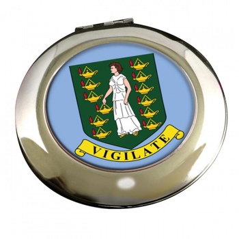 British Virgin Islands Round Mirror