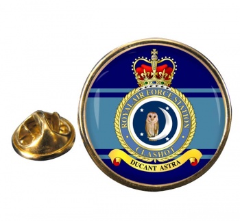 RAF Station Calshot Round Pin Badge