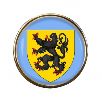 Nord-Pas-de-Calais (France) Round Pin Badge