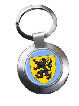 Nord-Pas-de-Calais (France) Metal Key Ring