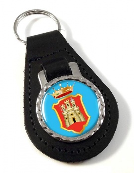 Caltanissetta (Italy) Leather Key Fob