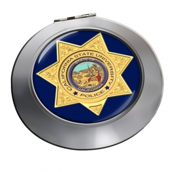 California State University Police Chrome Mirror