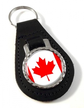 Canada Leather Key Fob