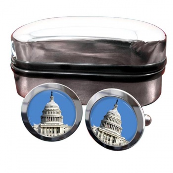 The Capitol Round Cufflinks